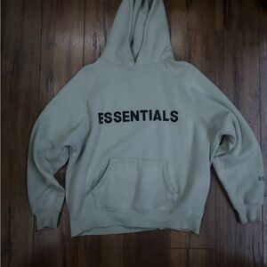 Essentials Men's Olive Hoodie